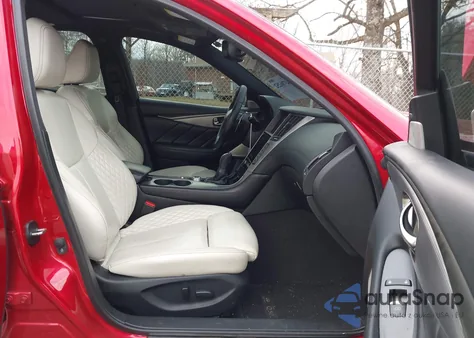 2020 Infiniti Q50 Red Sport 400 Awd z USA, uszkodzony, nr VIN JN1FV7AR1LM660386